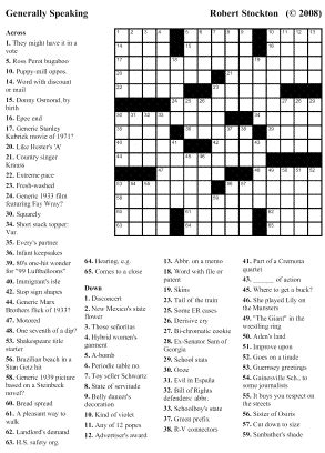 generally speaking crossword clue|agitated crossword.